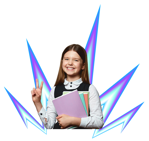 Zadowolona uczennica Mathema