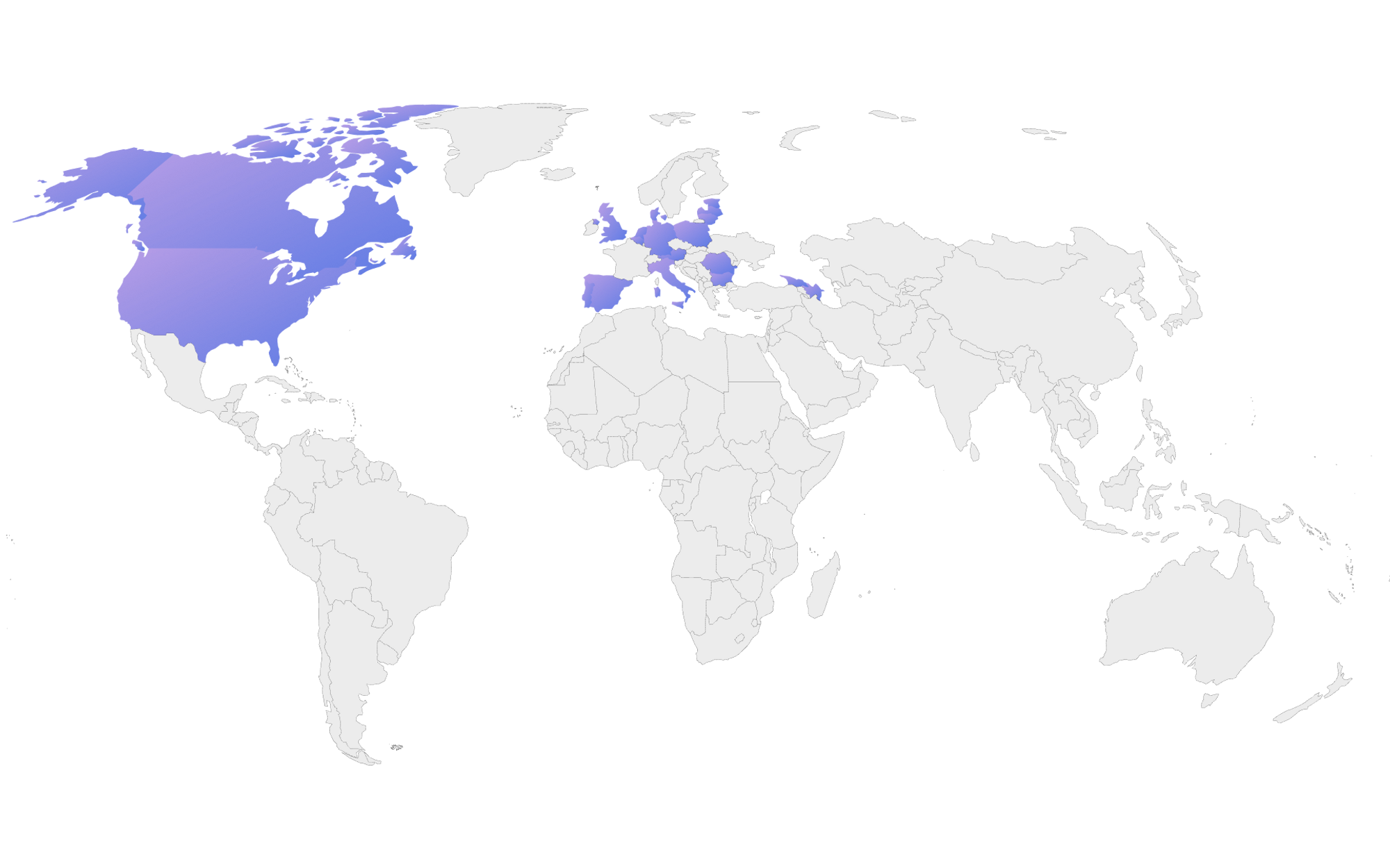 Карта країн, де можна скласти НМТ